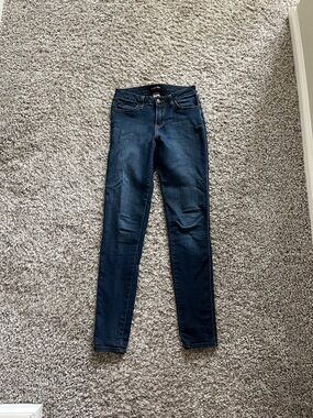 Fashion Nova Women's Dark Blue Skinny Jeans